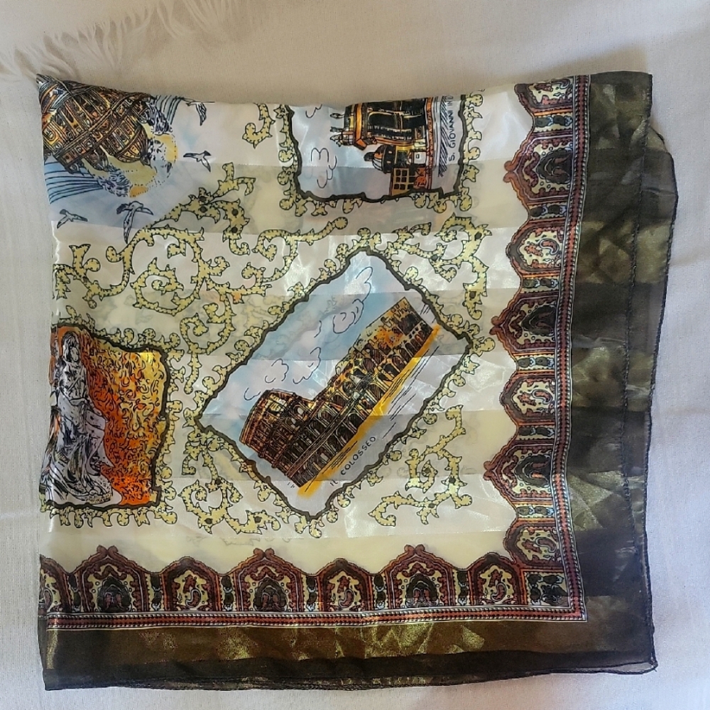Landmarks Of Italy Scarf